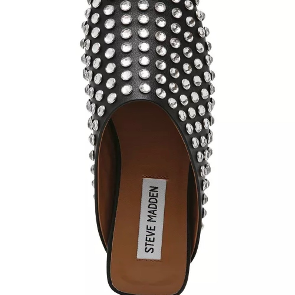 Steve Madden Black Studded Women's Shoes